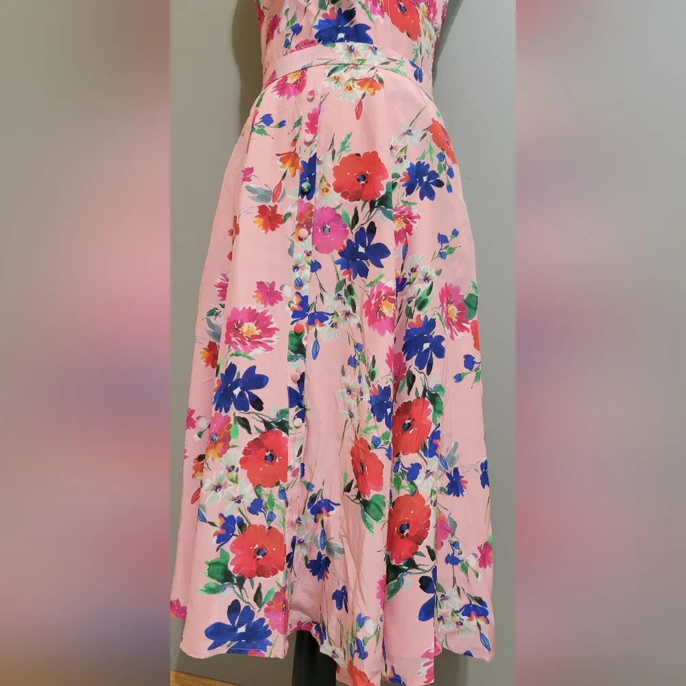 Yumi Kim Julia Silk Midi Dress - Picture 7 of 10